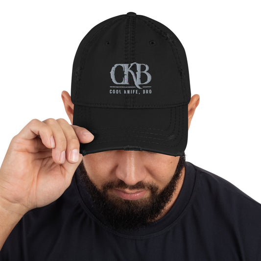 Distressed Dad Hat - Black - CNB
