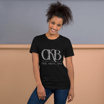 Short-Sleeve Unisex T-Shirt (Women pictured) - Black Heather - CNB